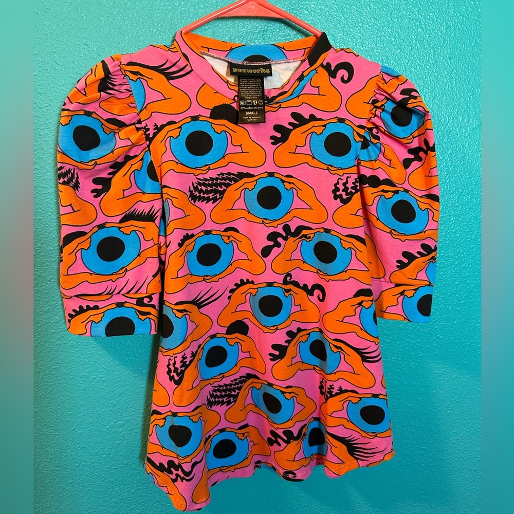 NOOWORKS Puff Top Psychedelic Eyes Small
